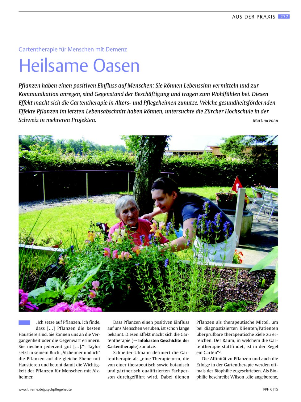Vorschauseite 1: Heilsame Oasen