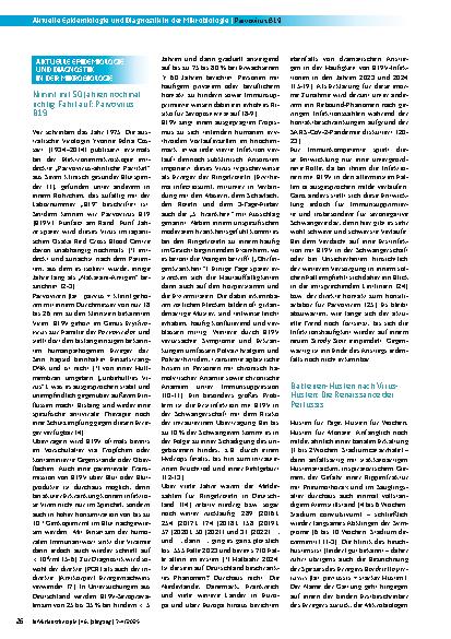 Vorschauseite 1: Bakterien-Husten nach Virus-Husten: Die Renaissance der Pertussis