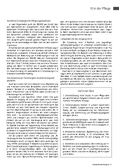 Vorschauseite 2: Wie lässt sich KI mit dem Datenschutz vereinbaren?