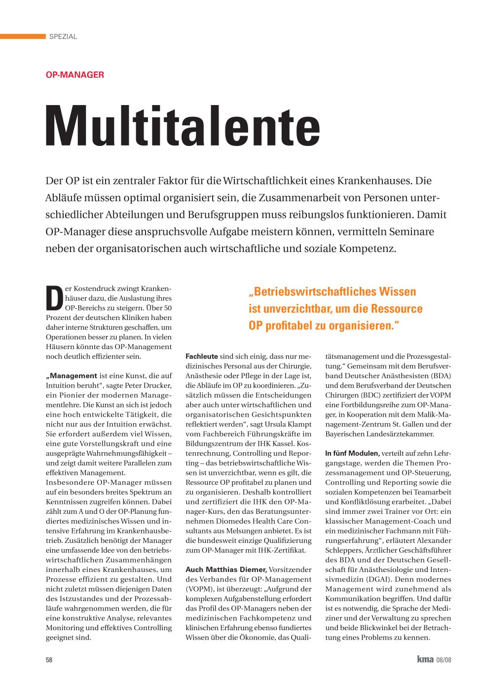 Vorschauseite 1: Multitalente