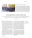 Vorschauseite 1: Satzungsreform nimmt Fahrt auf