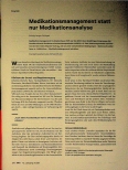 Vorschauseite 1: Medikationsmanagement statt nur Medikationsanalyse