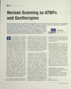 Vorschauseite 1: Horizon Scanning zu ATMPs und Gentherapien