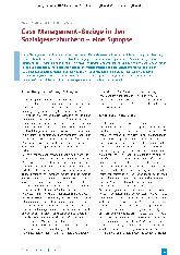 Vorschauseite 1: Case Management-Bezüge in den Sozialgesetzbüchern - eine Synopse