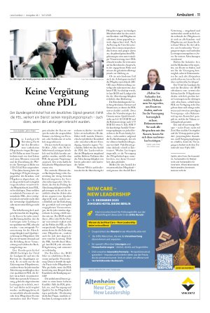 Vorschauseite 1: Keine Vergütung ohne PDL