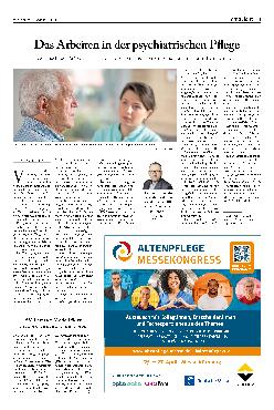 Vorschauseite 1: Das Arbeiten in der psychiatrischen Pflege