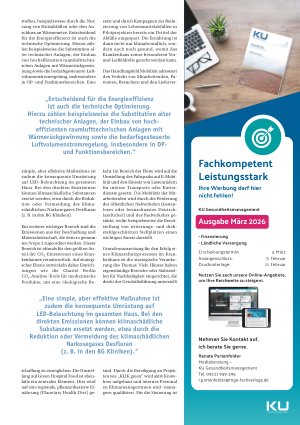 Vorschauseite 2: Klimaneutralität als strategischer Imperativ Krankenhäuser in der Verantwortung für den Klimaschutz