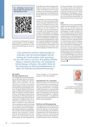 Vorschauseite 3: Klimaneutralität als strategischer Imperativ Krankenhäuser in der Verantwortung für den Klimaschutz