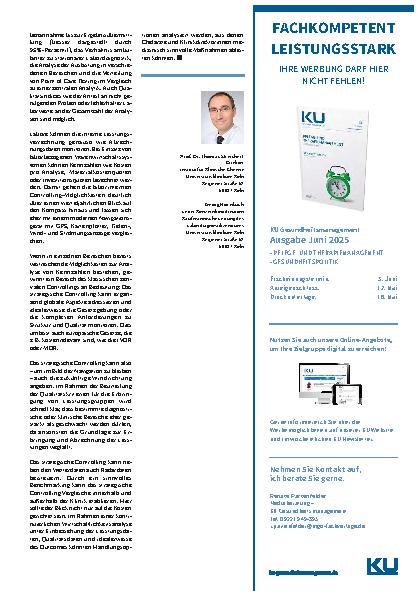 Vorschauseite 3: Controlling in Unikliniken Erwartungen an ein modernes Controlling