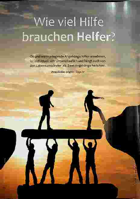 Vorschauseite 1: Wie viel Hilfe brauchen Helfer?