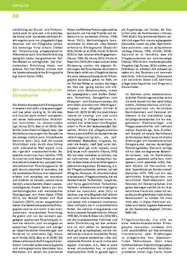 Vorschauseite 2: Beobachtende Teilnahme – Pflegewelten erlebend erkunden
