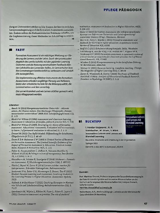 Vorschauseite 4: Formatives Assessment - wichtig, aber kein Alltag