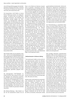 Vorschauseite 2: 50 Jahre Psychiatrie. Ein privater Rückblick auf politische Verhältnisse