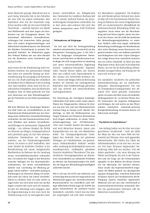 Vorschauseite 4: 50 Jahre Psychiatrie. Ein privater Rückblick auf politische Verhältnisse
