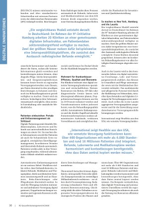 Vorschauseite 2: Digitale Koordination regionaler Versorgung Vom Krankenhaus zur vernetzten Gesundheitsregion