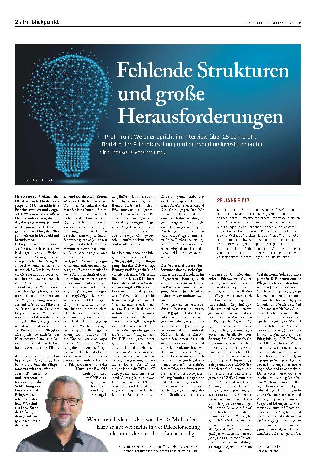 Vorschauseite 1: Fehlende Strukturen und große Herausforderungen