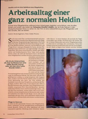 Vorschauseite 1: Arbeitsalltag einer ganz normalen Heldin