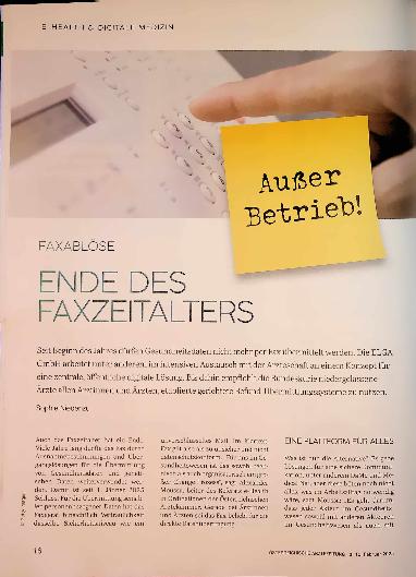 Vorschauseite 1: Ende des Faxalters