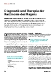 Vorschauseite 1: Diagnostik und Therapie der Karzinome des Magens