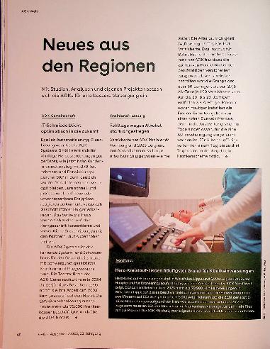 Vorschauseite 1: Neues aus den Regionen