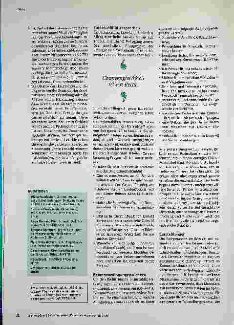 Vorschauseite 3: "Vulnerable Patienten im Akutspital" - ein Projekt der Klinischen Ethik im Universitätsspital Zürich. Verletzlich, aber gleichberechtigt.