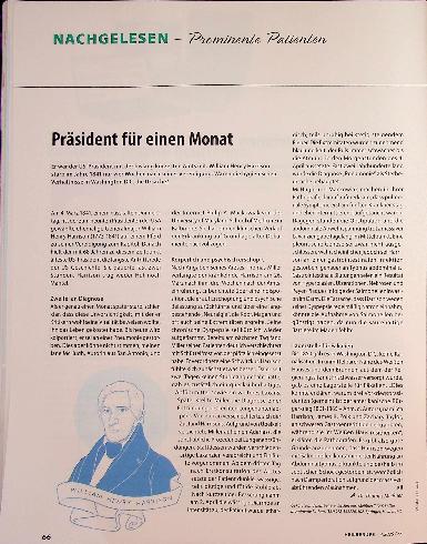 Vorschauseite 1: Präsident für einen Monat