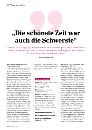 Vorschauseite 1: „Die schönste Zeit war auch die Schwerste“