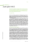 Vorschauseite 1: Zankapfel MVZ