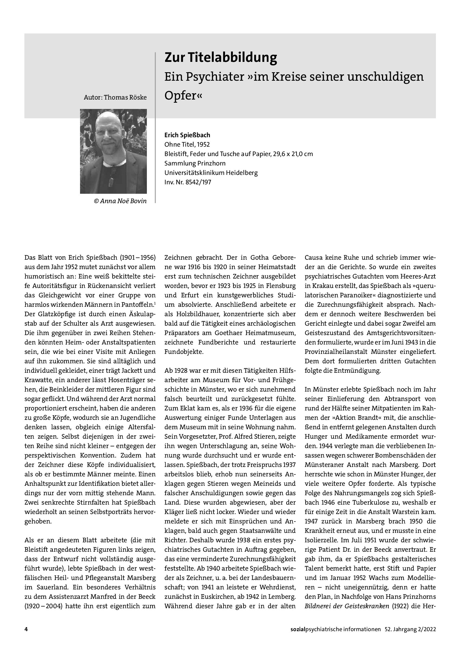 Vorschauseite 1: Zur Titelabbildung. Ein Psychiater »im Kreise seiner unschuldigen Opfer«