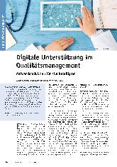 Vorschauseite 1: Digitale Unterstützung im Qualitätsmanagement - Aufwandsreduktion für alle Beteiligten