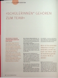 Vorschauseite 1: »SCHÜLERINNEN * GEHÖREN ZUM TEAM«