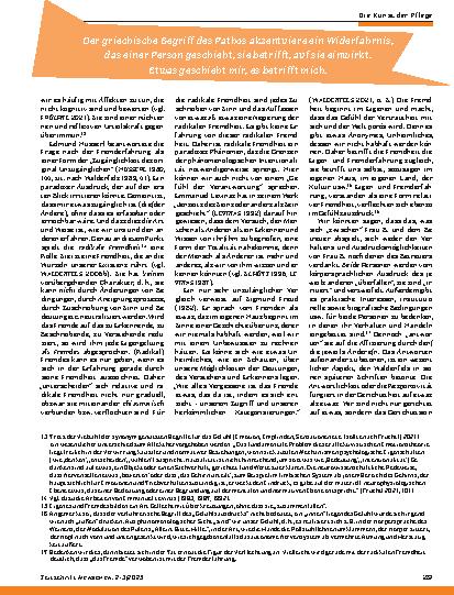 Vorschauseite 6: Fremderfahrung und Gefühl in der Betreuung