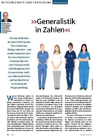 Vorschauseite 1: "Generalistik in Zahlen"