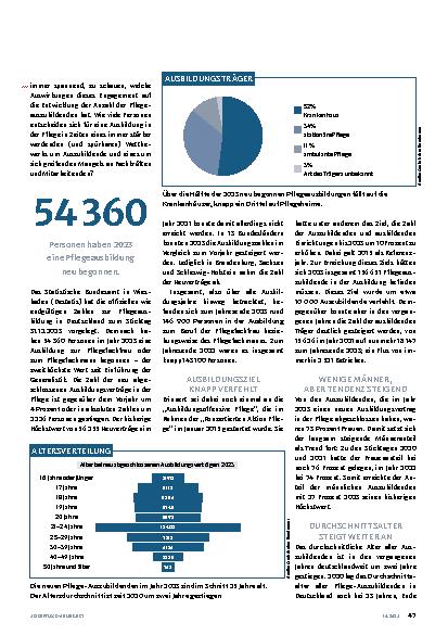 Vorschauseite 2: "Generalistik in Zahlen"