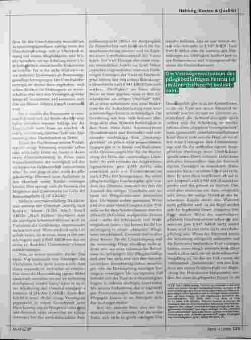 Vorschauseite 2: Pflegeaufwendungen im Rahmen der Unterhaltspflicht von Angehörigen und einkommensteuerrechtliche Begünstigungen