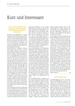 Vorschauseite 1: Kurz und Interessant