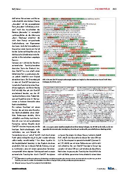 Vorschauseite 5: Altbestandserschließung mit KI-Anwendungen Ein Werkstattbericht der Universitätsbibliothek Tübingen