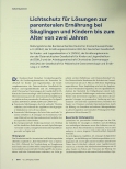 Vorschauseite 1: Lichtschutz für Lösungen zur parenteralen Ernährung bei Säuglingen und Kindern bis zum Alter von zwei Jahren.