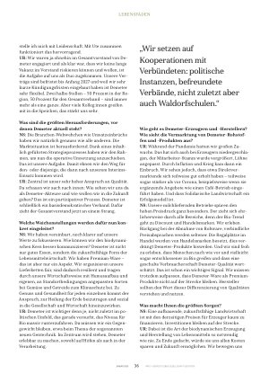 Vorschauseite 3: „Demeter ist die zukunftsfähige Form der Lebensmittelwirtschaft"