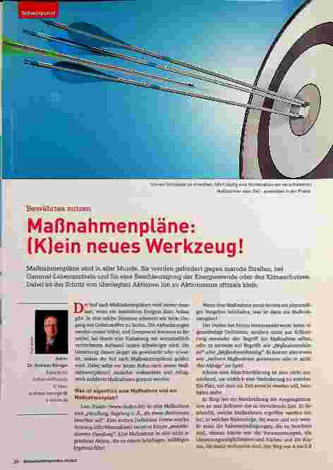 Vorschauseite 1: Bewährtes nutzen: Maßnahmenpläne - (K)ein neues Werkzeug!