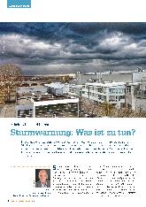 Vorschauseite 1: Arbeitsschutz und Klimarisiken: Sturmwarnung - Was ist zu tun?