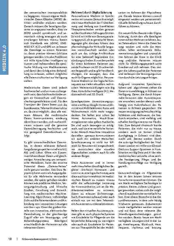 Vorschauseite 2: Ein Potpourri digitaler Bausteine - Mehrwerte im Sana-Konzern