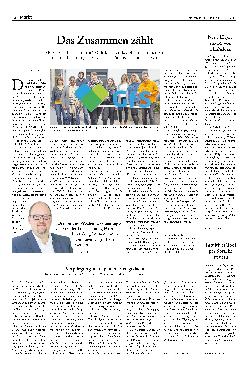 Vorschauseite 1: Das Zusammen zählt