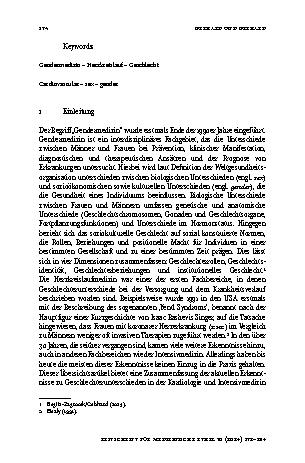 Vorschauseite 2: Die Bedeutung des Geschlechts für die kardiologische und intensivmedizinische Versorgung