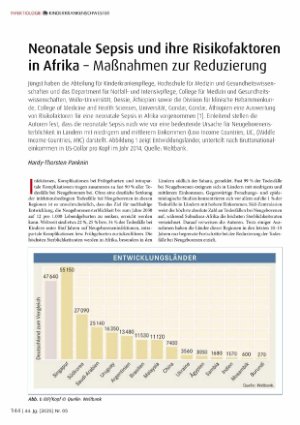 Vorschauseite 1: Neonatale Sepsis und ihre Risikofaktoren in Afrika - Maßnahmen zur Reduzierung