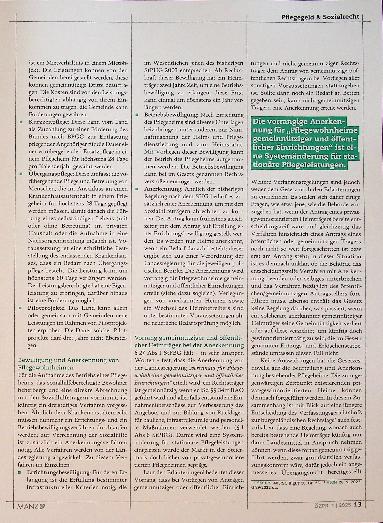 Vorschauseite 3: Neuregelung des Pflegerechts in der Steiermark