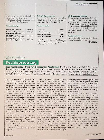 Vorschauseite 5: Neuregelung des Pflegerechts in der Steiermark