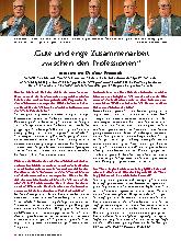 Vorschauseite 1: Gute und enge Zusammenarbeit zwischen den Professionen.