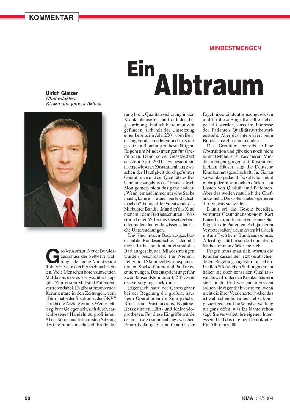 Vorschauseite 1: Ein Albtraum