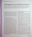 Vorschauseite 1: Stellungnahme zum Sozialschutz-Paket III